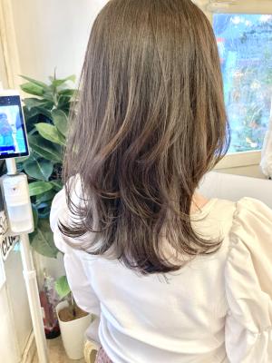 大人可愛いイメチェンウルフミディ外ハネ30代梅ヶ丘美容室 大人可愛いイメチェンウルフミディ外ハネ30代梅ヶ丘美容室のイメージ画像