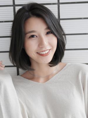 【長谷川】ナチュラルボブで大人女子