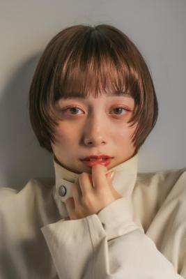 顔まわりウルフボブ 顔まわりウルフボブのイメージ画像