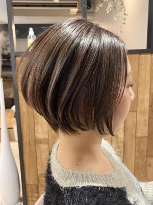 ショート/30代/40代/50代/フォギーベージュ ショート/30代/40代/50代/フォギーベージュのイメージ画像
