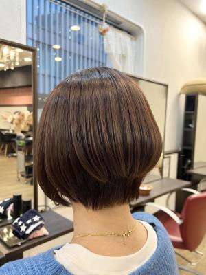 イルミナカラーのツヤボブショート【sonata北千住】