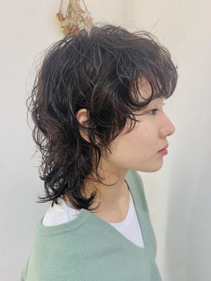 マッシュウルフパーマ マッシュウルフパーマのイメージ画像