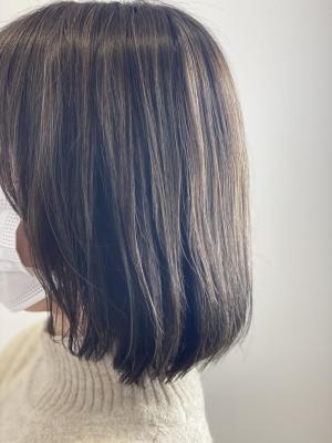 【ハイライト】【髪質改善カラー】
