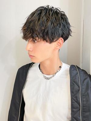 横浜☆マッシュ　ツイストスパイラル　ツーブロック