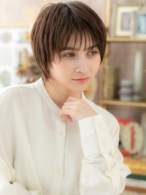 外国人風バイカラーマッシュウルフショート　ユニセックス