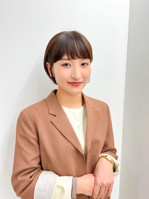 【長谷川】耳かけショートボブが可愛い