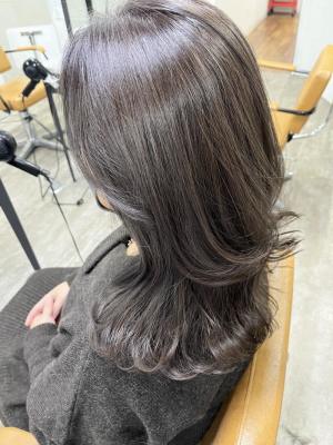 白髪ぼかしハイライトイルミナカラーブルーチ池袋