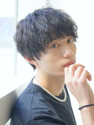 メンズヘア整形スパイラルパーマ波巻きツイストメンズパーマ髪型