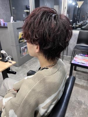 メンズヘア整形スパイラルパーマ波巻きツイストメンズパーマ髪型 メンズヘア整形スパイラルパーマ波巻きツイストメンズパーマ髪型