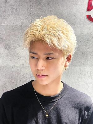 メンズヘア整形スパイラルパーマ波巻きツイストメンズパーマ髪型