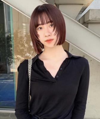 髪質改善/ミディアムボブ/白髪染め/韓国/レイヤー/堺東のイメージ画像