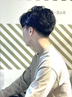 大人のニュアンスパーマスタイル【BARBER-BAR】