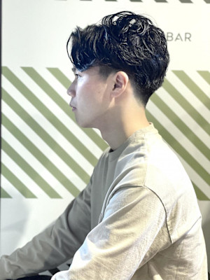 大人のニュアンスパーマスタイル【BARBER-BAR】