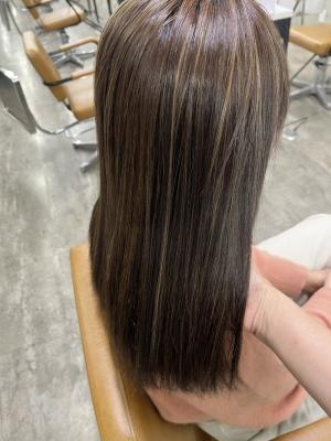 白髪ぼかしハイライトイルミナカラー池袋