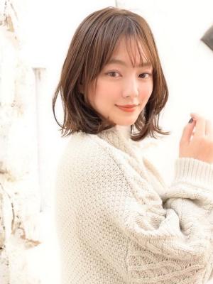 Agu hair sourire 岡山下中野店×ミディアムのイメージ画像