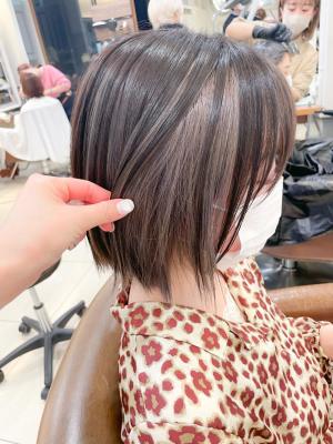 ホワイトベージュデザインカラー【横浜】w