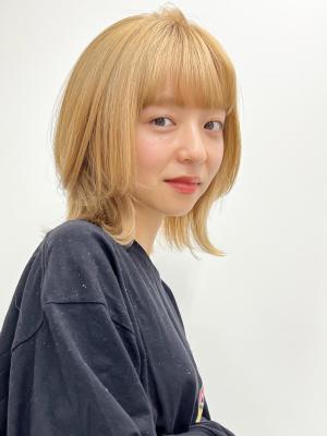 【長谷川】ミディアムレイヤーボブ