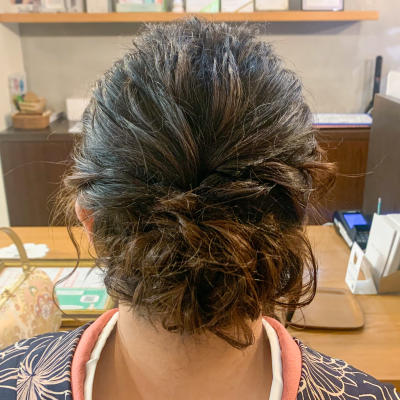 お着物ヘアアレンジ