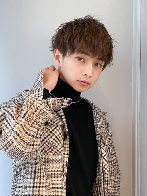 横浜☆マッシュツイスパ ショートマッシュ　刈り上げ