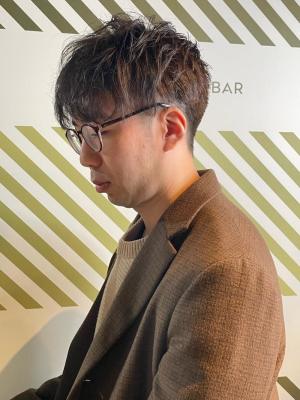 大人のパーマスタイル【BARBER-BAR】