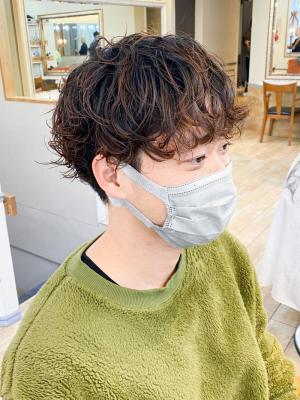 横浜☆メンズパーマ ニュアンスパーマ ツーブロック