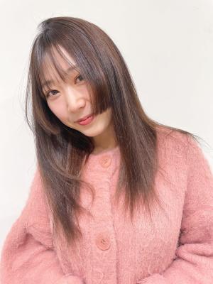 【AiwilL/南岡　瑛二】顔周り似合わせ姫カット　髪質改善のイメージ画像