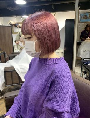 ショコラアッシュ　ヘルシースタイル　ふんわりカール　大人