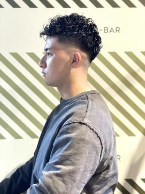 バレルカールスタイル【BARBER-BAR】