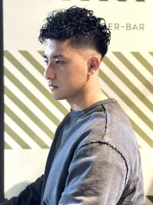 バレルカールスタイル【BARBER-BAR】