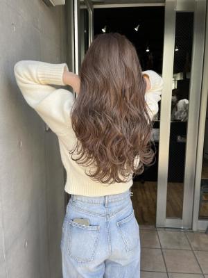 ショコラアッシュ　ヘルシースタイル　ふんわりカール　