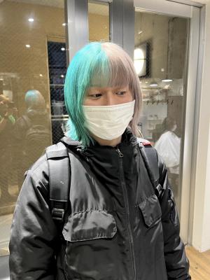 ショコラアッシュ　ヘルシースタイル　ふんわりカール　