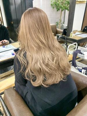 ショコラアッシュ　ヘルシースタイル　ふんわりカール　大人