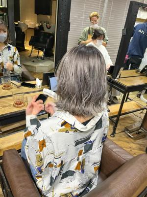 ショコラアッシュ　ヘルシースタイル　ふんわりカール　