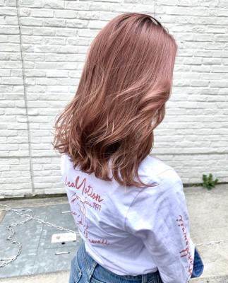 ショコラアッシュ　ヘルシースタイル　ふんわりカール　大人