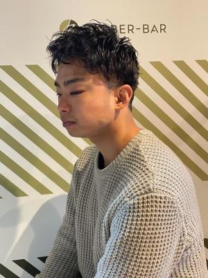大人のパーマスタイル【BARBER-BAR】