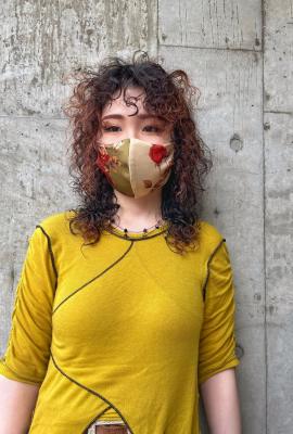 ショコラアッシュ　ヘルシースタイル　ハードパーマ