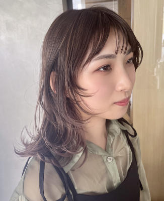 レイヤーカット×ハイライト