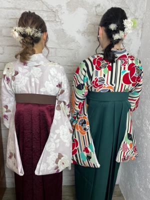 卒業式着付けヘアアレンジ学割池袋メイク
