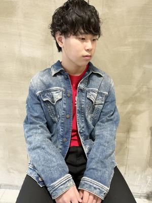 大須　パーマ　マッシュ　スパイラル