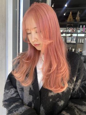 ショコラアッシュ　ヘルシースタイル　ふんわりカール　大人