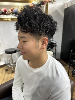 ショコラアッシュ　ヘルシースタイル　ふんわりカール　大人