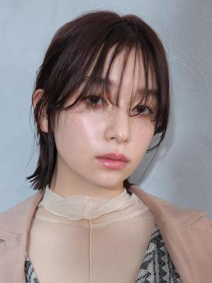 抜け感ボブ×シースルーバング 抜け感ボブ×シースルーバングのイメージ画像