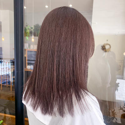 縮毛矯正でサラツヤヘアー