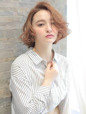 外人風重めボブ 外人風重めボブのイメージ画像