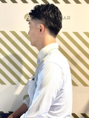大人のサイドパートスタイル【BARBER-BAR】