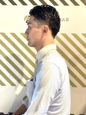 大人のサイドパートスタイル【BARBER-BAR】