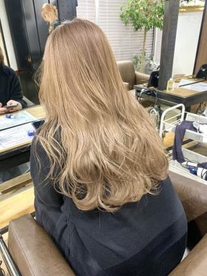 大人可愛いチョコレートモードプリカール外ハネボブハイライト