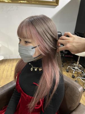 大人可愛いチョコレートモードプリカール外ハネボブハイライト