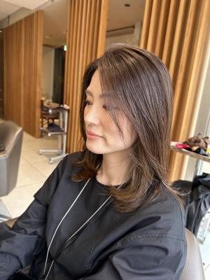 大人シャギーレイヤー