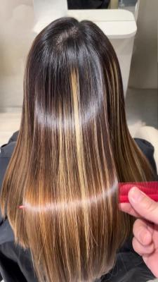 髪質改善/艶髪カラー＋うる艶トリートメントのイメージ画像